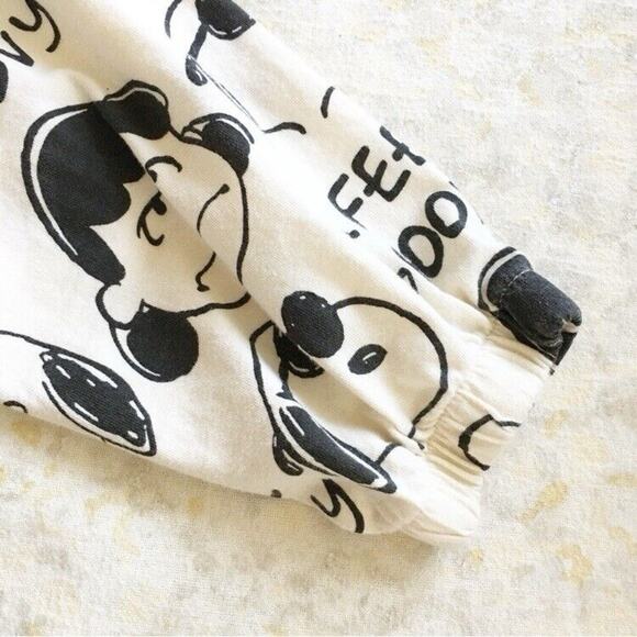 Zara Girls 13/14 Top Peanuts Joe Cool Snoopy Lucy I Feel Groovy Long Sleeve - Picture 5 of 7